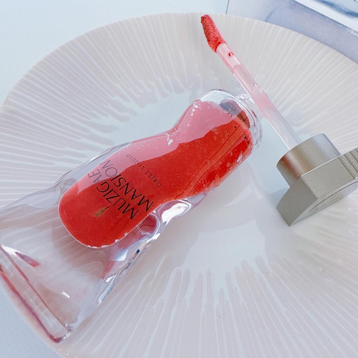 オブジェリキッド/MUZIGAE MANSION/口紅を使ったクチコミ（3枚目）