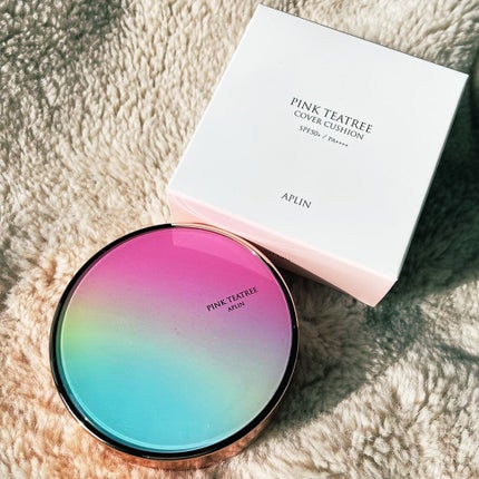 ピンクティーツリーカバークッション/APLIN/クッションファンデーションを使ったクチコミ(10枚目)