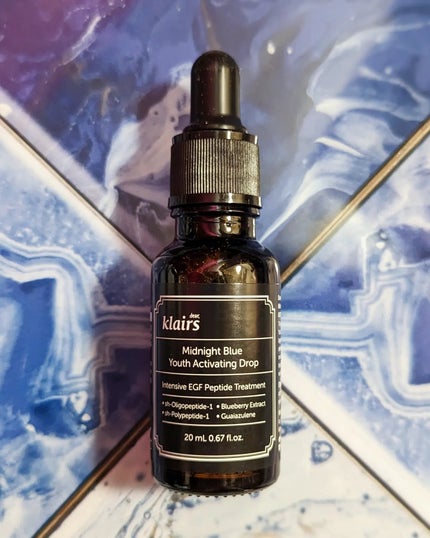 ミッドナイトブルーユースアクティベーティングドロップ(20ml)/Klairs/美容液を使ったクチコミ(1枚目)