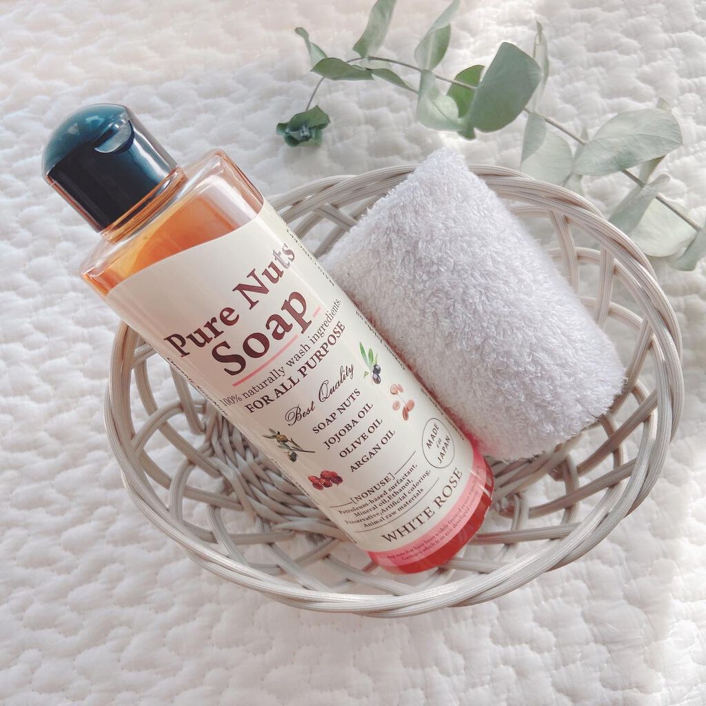 ピュアナッツソープ ホワイトローズの香り/ナチュラセラ/洗顔フォームを使ったクチコミ（1枚目）