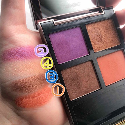 アイ カラー クォード/TOM FORD BEAUTY/アイシャドウパレットを使ったクチコミ(4枚目)
