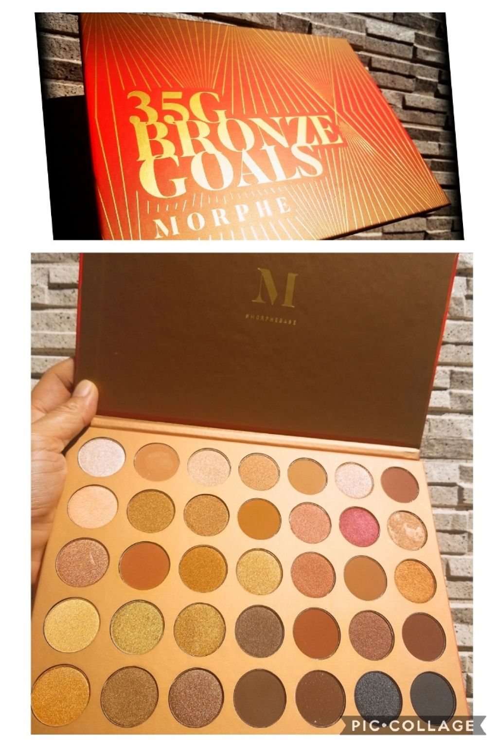 35G BRONZE GOALS/Morphe/アイシャドウパレットを使ったクチコミ(2枚目)
