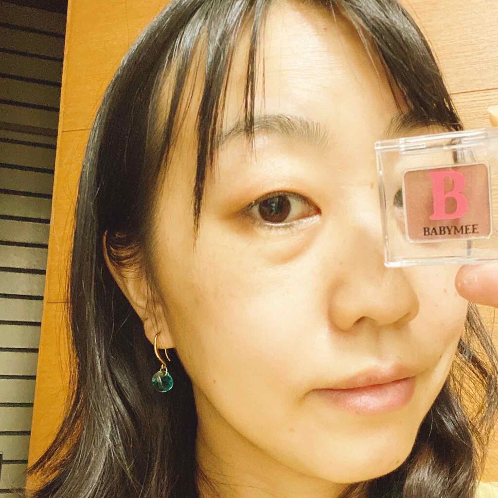 ニュアンスカラー シャドウ ボルドーブラウン/BABYMEE/単色アイシャドウを使ったクチコミ（3枚目）