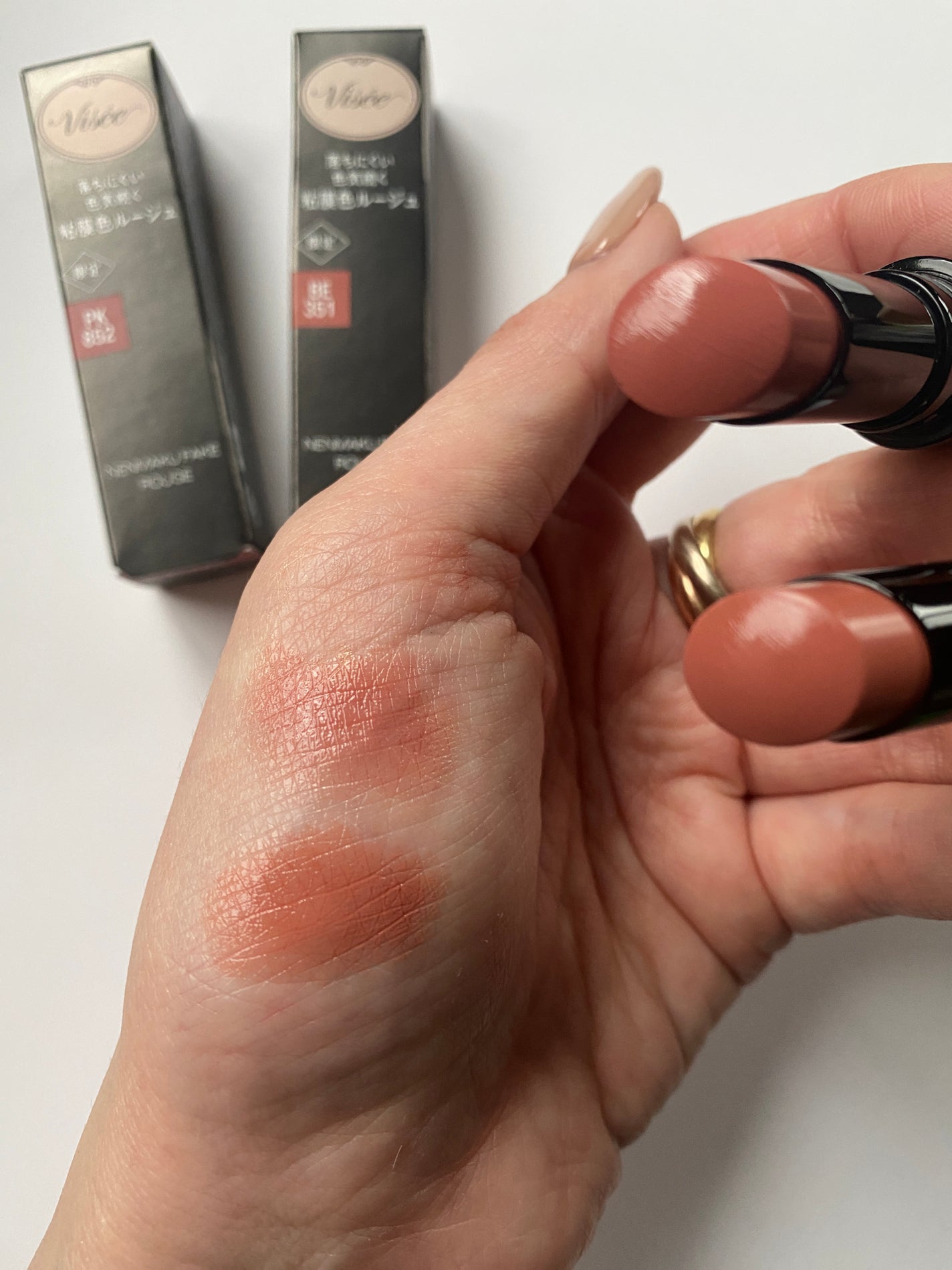 ネンマクフェイク ルージュ/Visée/口紅を使ったクチコミ(2枚目)