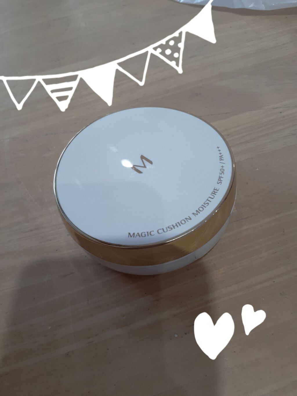 M クッション ファンデーション(モイスチャー)/MISSHA/クッションファンデーションを使ったクチコミ（1枚目）