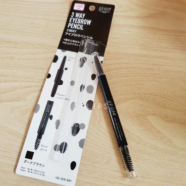 UR GLAM　3WAY EYEBROW PENCIL（3WAYアイブロウペンシル）/U R GLAM/アイブロウペンシルを使ったクチコミ（1枚目）