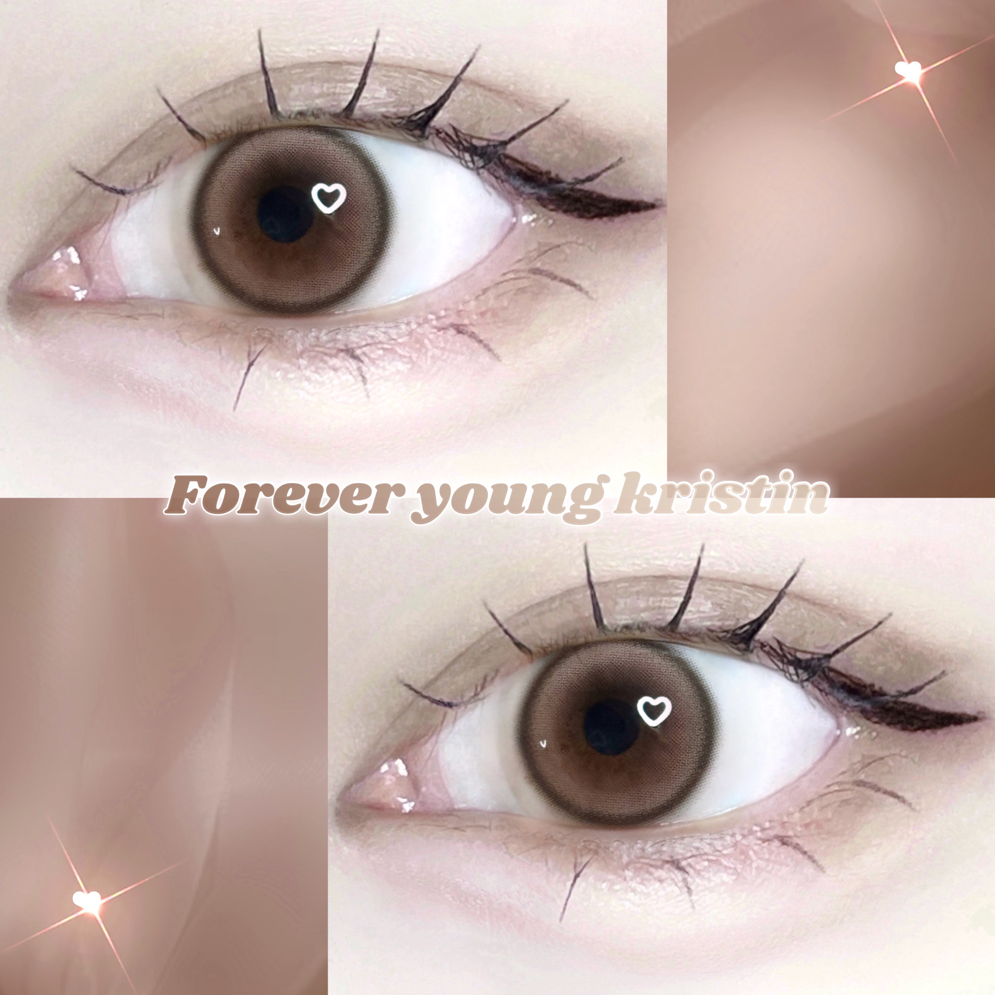 フォーエバーヤングクリスティン/Hapa kristin/１ヶ月（１MONTH）カラコンを使ったクチコミ（1枚目）