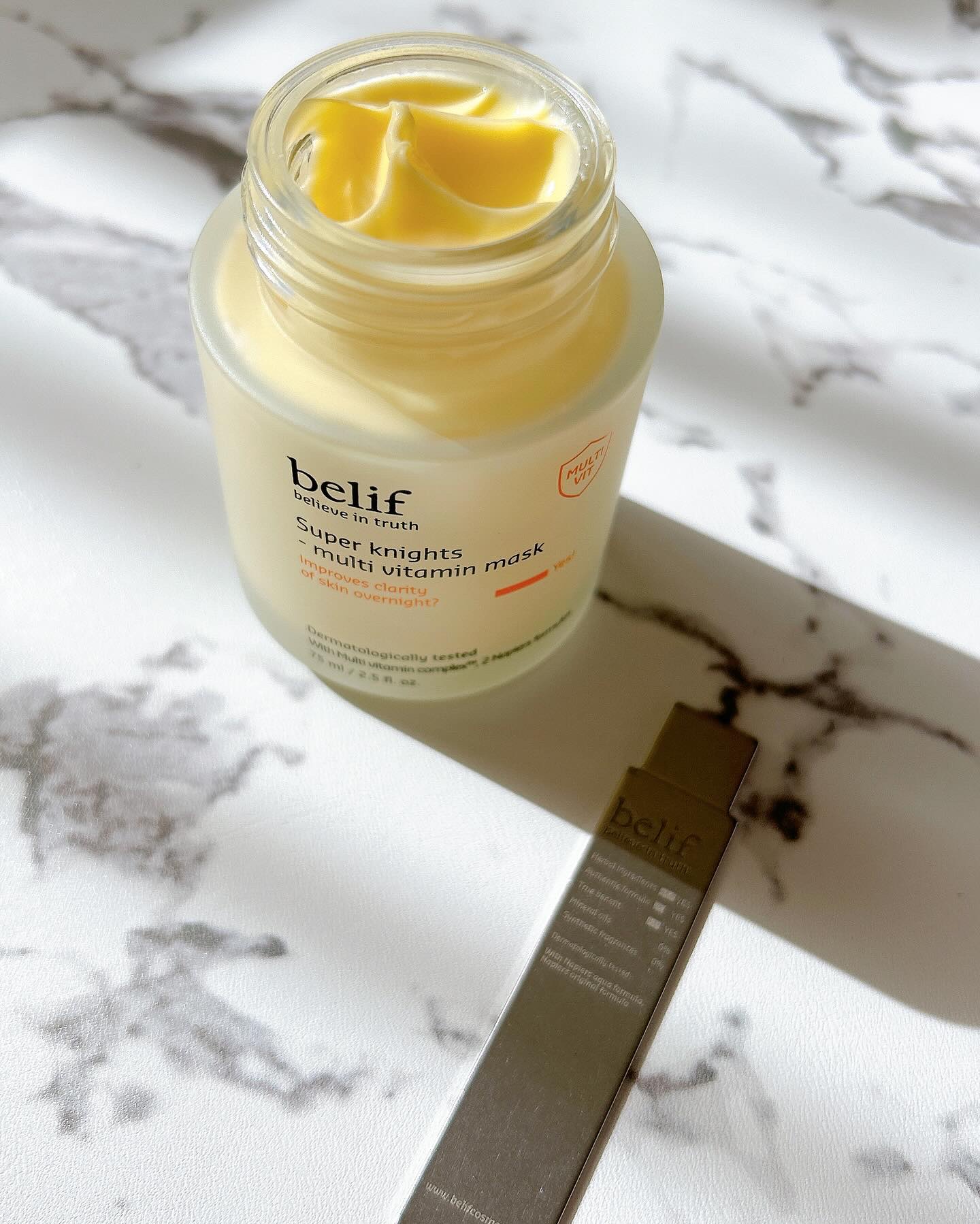 スーパーナイツ ビタミンマスク/belif/フェイスクリームを使ったクチコミ（2枚目）