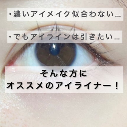 スキルレスライナー/LUMIURGLAS/リキッドアイライナーを使ったクチコミ(1枚目)