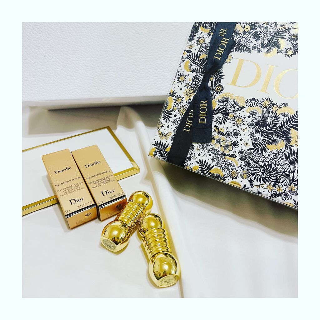 ルージュ ディオリフィック 〈アトリエ オブ ドリームズ〉 074 ローズ ディヴェール サテン（生産終了）/Dior/口紅を使ったクチコミ（2枚目）