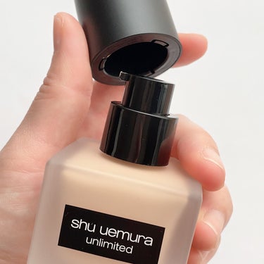 アンリミテッド ラスティング フルイド/shu uemura/リキッドファンデーションを使ったクチコミ（2枚目）