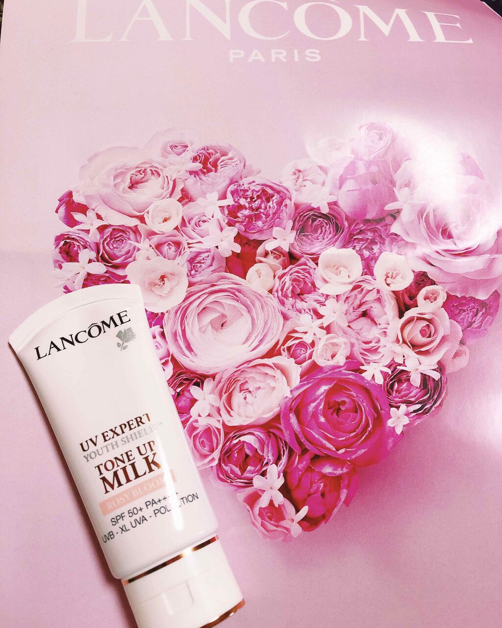 UV エクスペール トーン アップ ローズ/LANCOME/日焼け止め・UVケアを使ったクチコミ（1枚目）