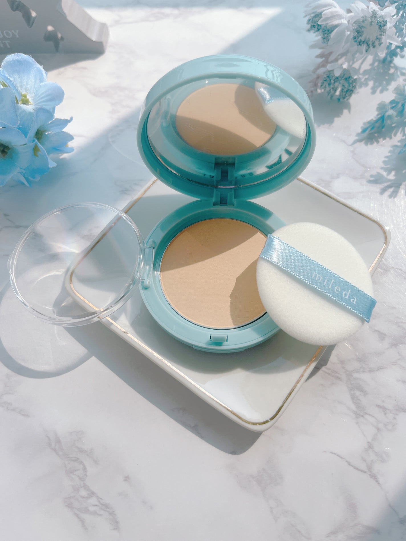 スムースフィットファンデーション/mileda/パウダーファンデーションを使ったクチコミ(2枚目)