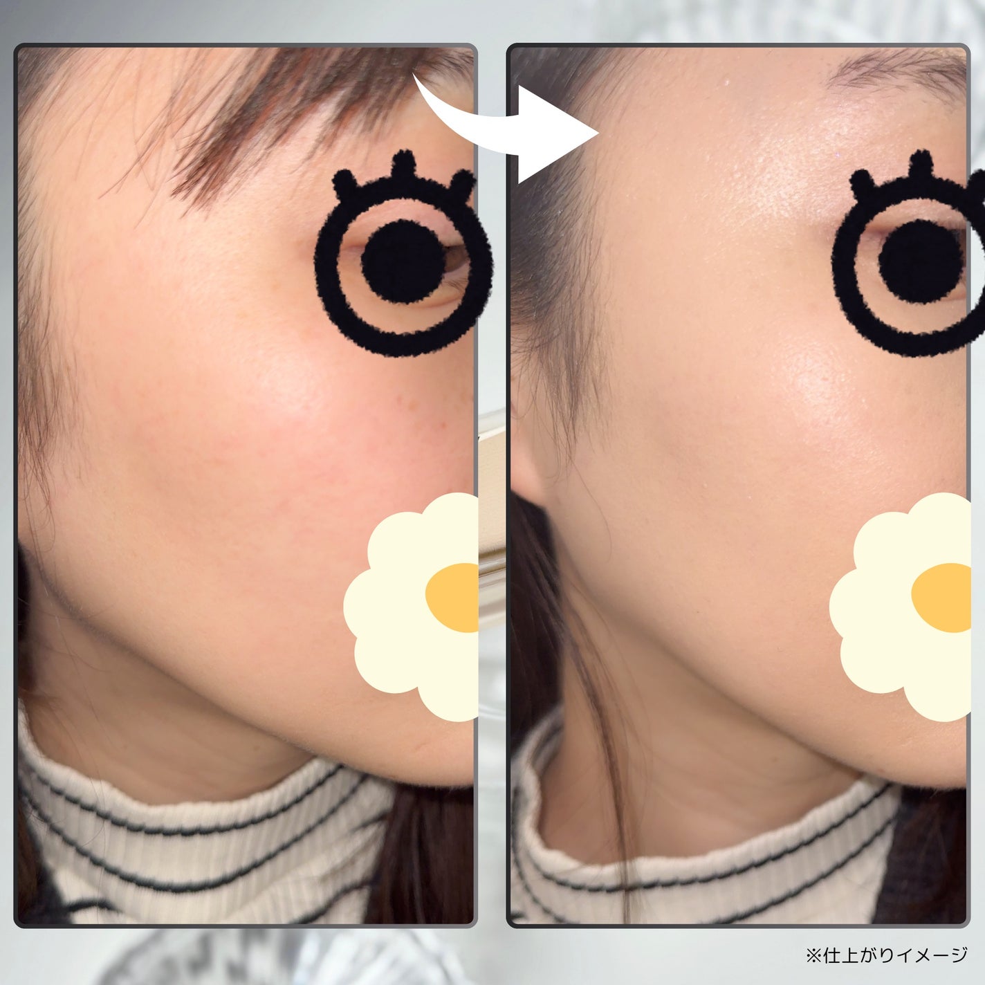 プリズム・リーブル・グロウ・セラム・ ファンデーション/GIVENCHY/リキッドファンデーションを使ったクチコミ(3枚目)