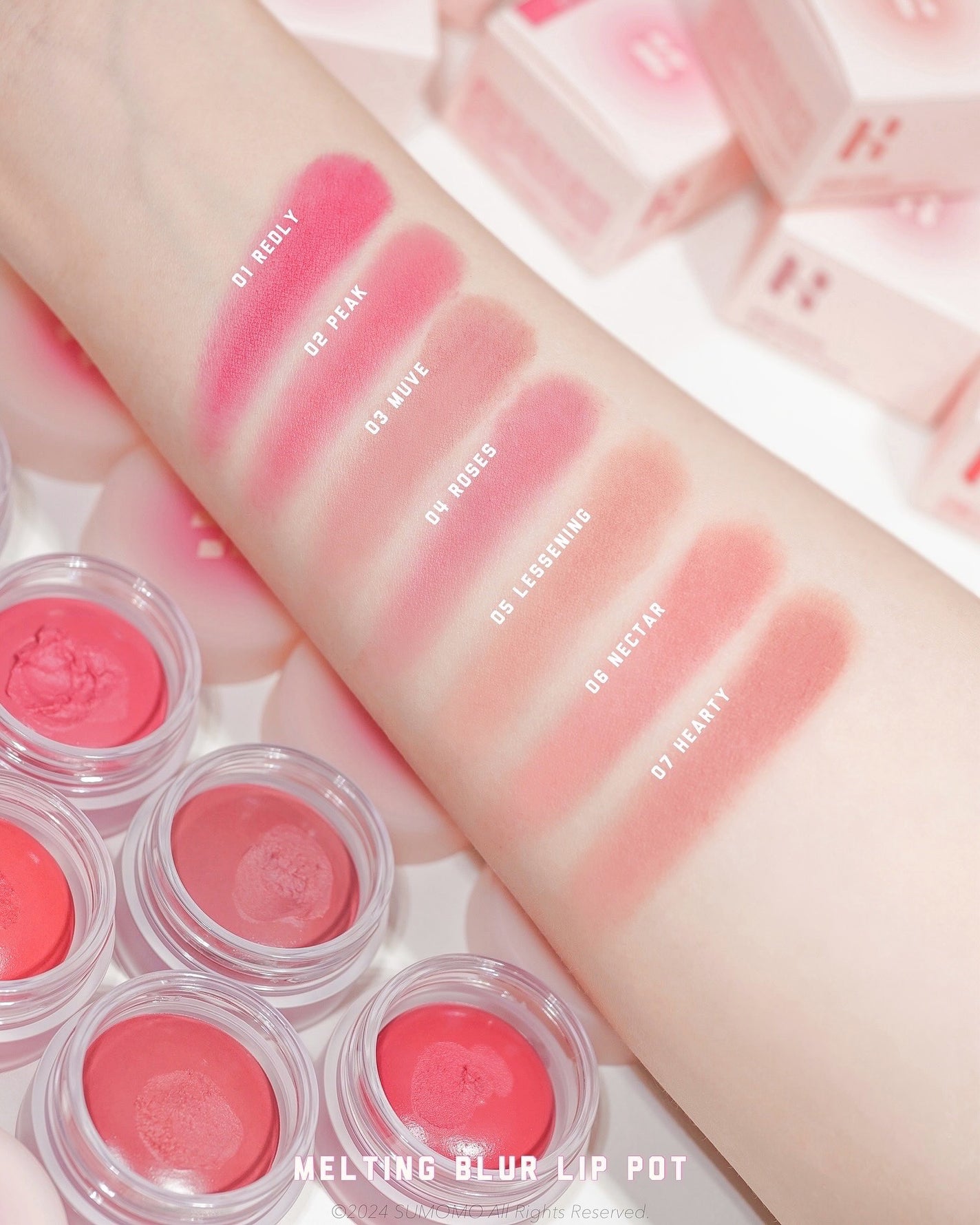 メルティングブラーリップポット/HOLIKA HOLIKA/口紅を使ったクチコミ(2枚目)