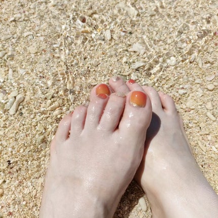 ジェルミーペタリー フット /ジェルミーワン/ネイルシールを使ったクチコミ(1枚目)