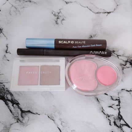 マイカラー デュオシャドウ/FAVES BEAUTY/アイシャドウパレットを使ったクチコミ(4枚目)