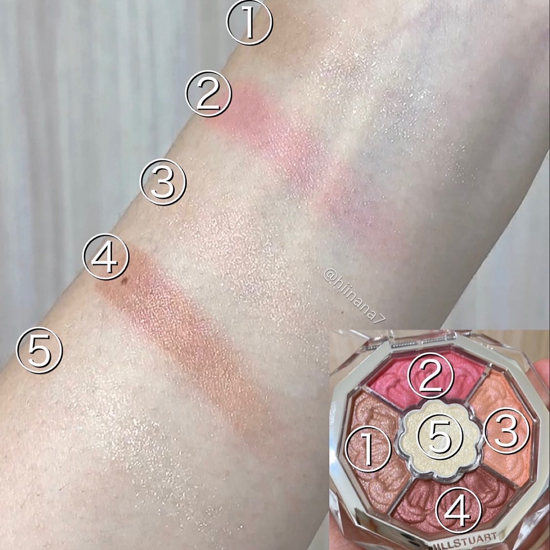 ジルスチュアート ブルームクチュール アイズ　ジュエルドブーケ/JILL STUART/アイシャドウパレットを使ったクチコミ（2枚目）