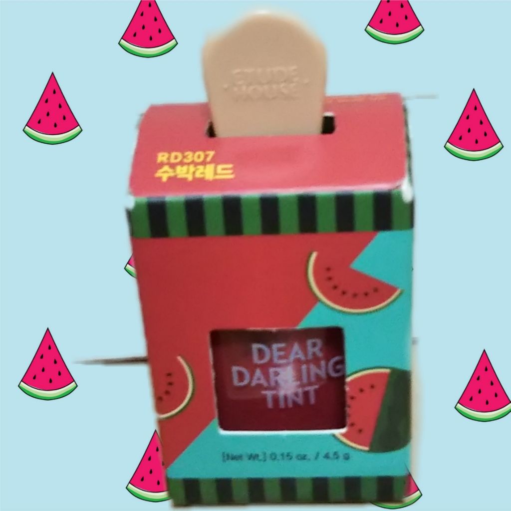 ディアダーリン ウォータージェルティント （アイスティント）/ETUDE/口紅を使ったクチコミ（1枚目）