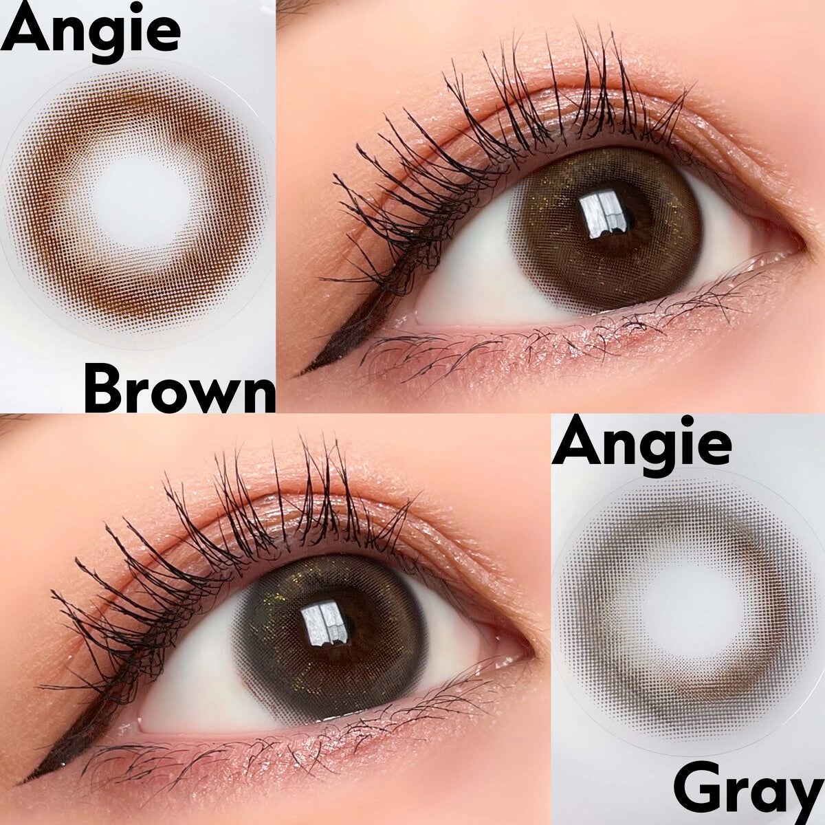 Angie Brown/MANY LENS/カラーコンタクトレンズを使ったクチコミ(2枚目)