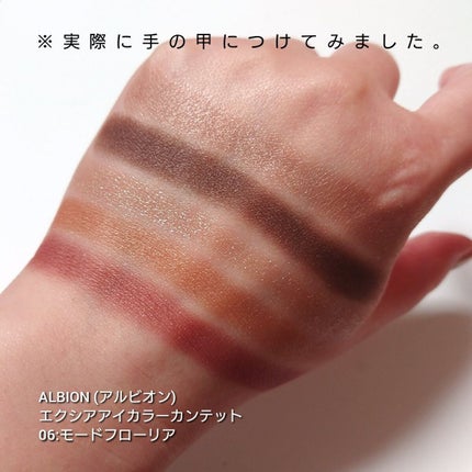 エクシア アイカラー カンテット/ALBION/アイシャドウパレットを使ったクチコミ(3枚目)