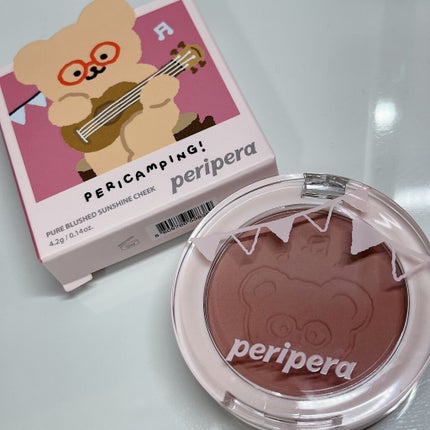 ピュア ブラッシュド サンシャイン チーク/PERIPERA/パウダーチークを使ったクチコミ(1枚目)