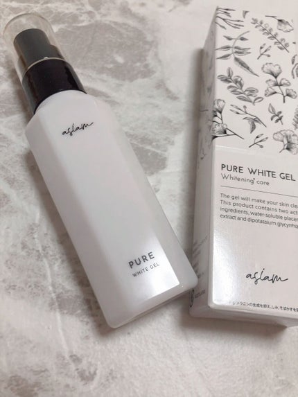 ピュアホワイトジェル/asiam/オールインワン化粧品を使ったクチコミ(1枚目)