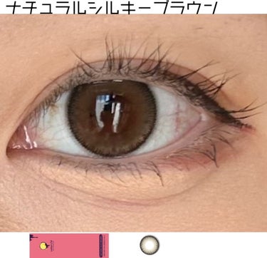 colors カラーズワンデーのクチコミ「カラーズワンデー
ナチュラルシルキーブラウン

DIA	14.2mm
着色直径　13.6mm(.....」（1枚目）