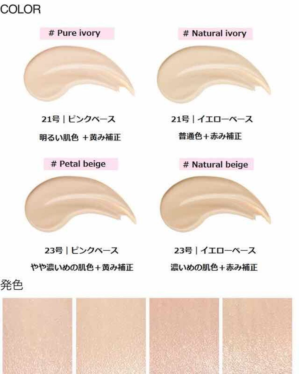 パーフェクト フィッティング ファンデーション/rom&nd/クリーム・エマルジョンファンデーションを使ったクチコミ(2枚目)