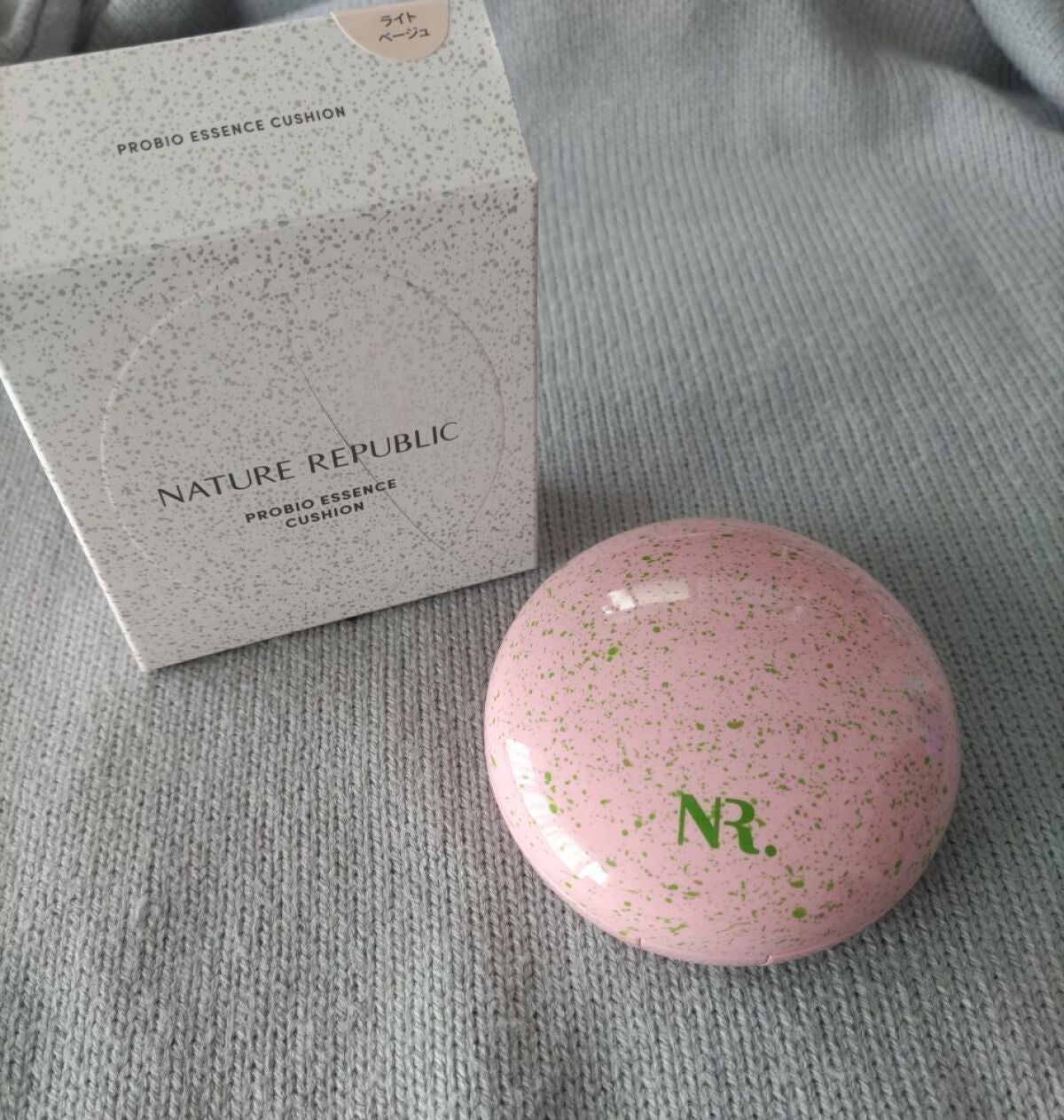 PROBIOエッセンスクッション/ネイチャーリパブリック/クッションファンデーションを使ったクチコミ(1枚目)