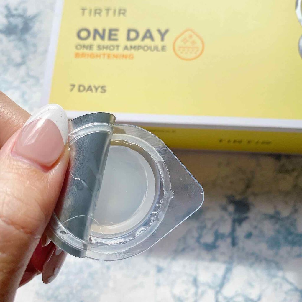 ワンデーワンショットアンプル/TIRTIR(ティルティル)/美容液を使ったクチコミ(4枚目)