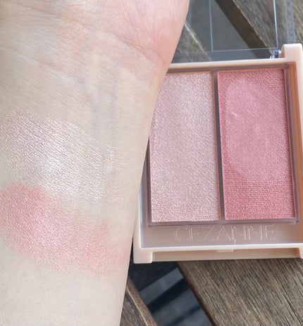 フェイスグロウカラー/CEZANNE/クリームハイライトを使ったクチコミ(5枚目)