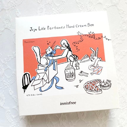 チェジュライフパフュームドハンドクリームセット/innisfree/ハンドクリームを使ったクチコミ(2枚目)