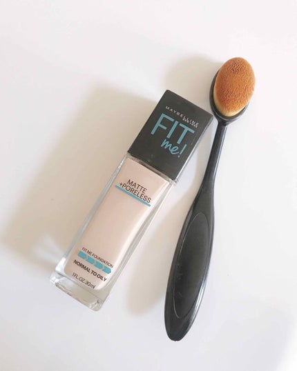 フィットミーリキッドファンデーション/MAYBELLINE NEW YORK/リキッドファンデーションを使ったクチコミ(1枚目)