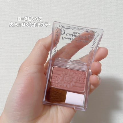 グロウフルールチークス/キャンメイク/パウダーチークを使ったクチコミ(5枚目)