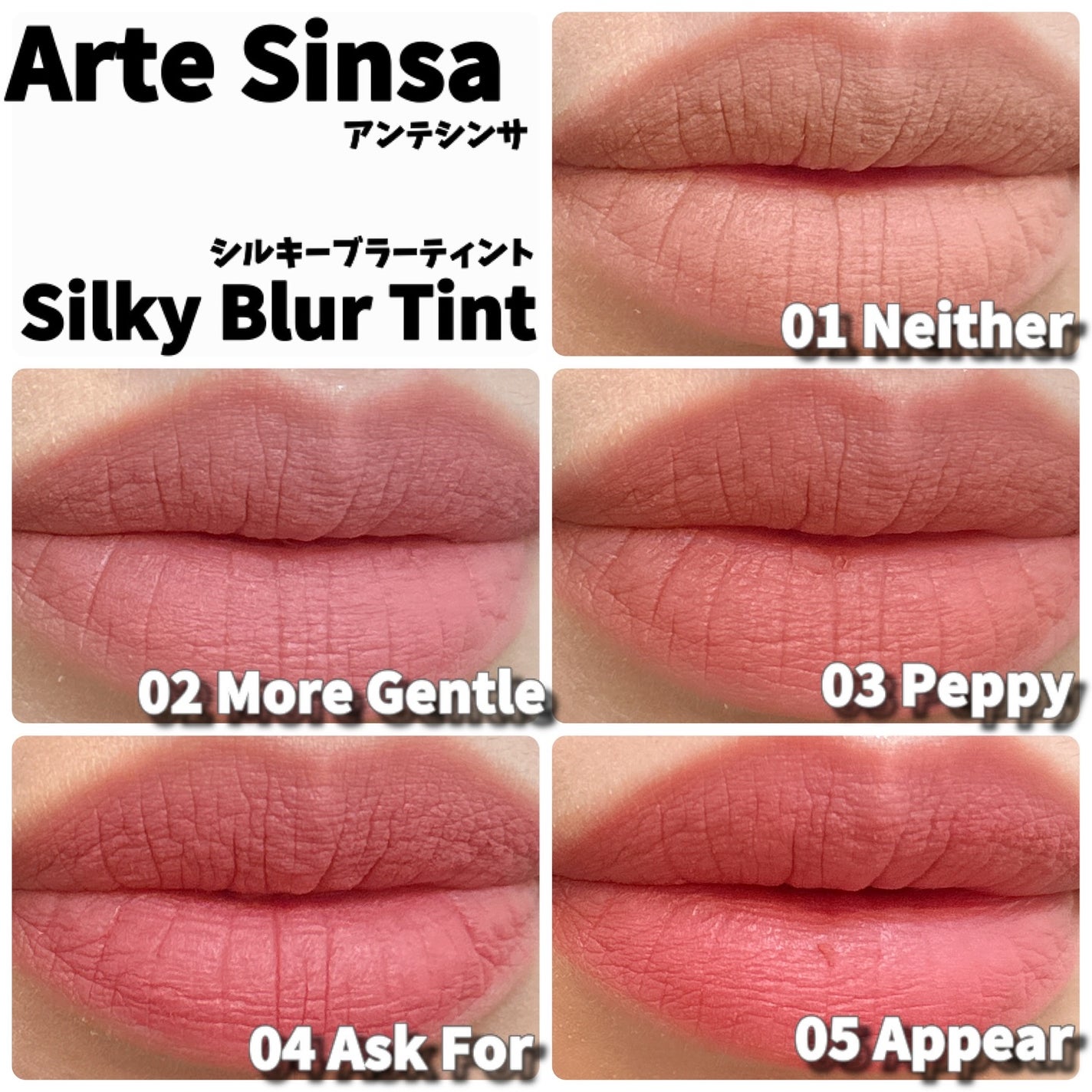 シルキーブラーティント/ArteSinsa/口紅を使ったクチコミ(1枚目)