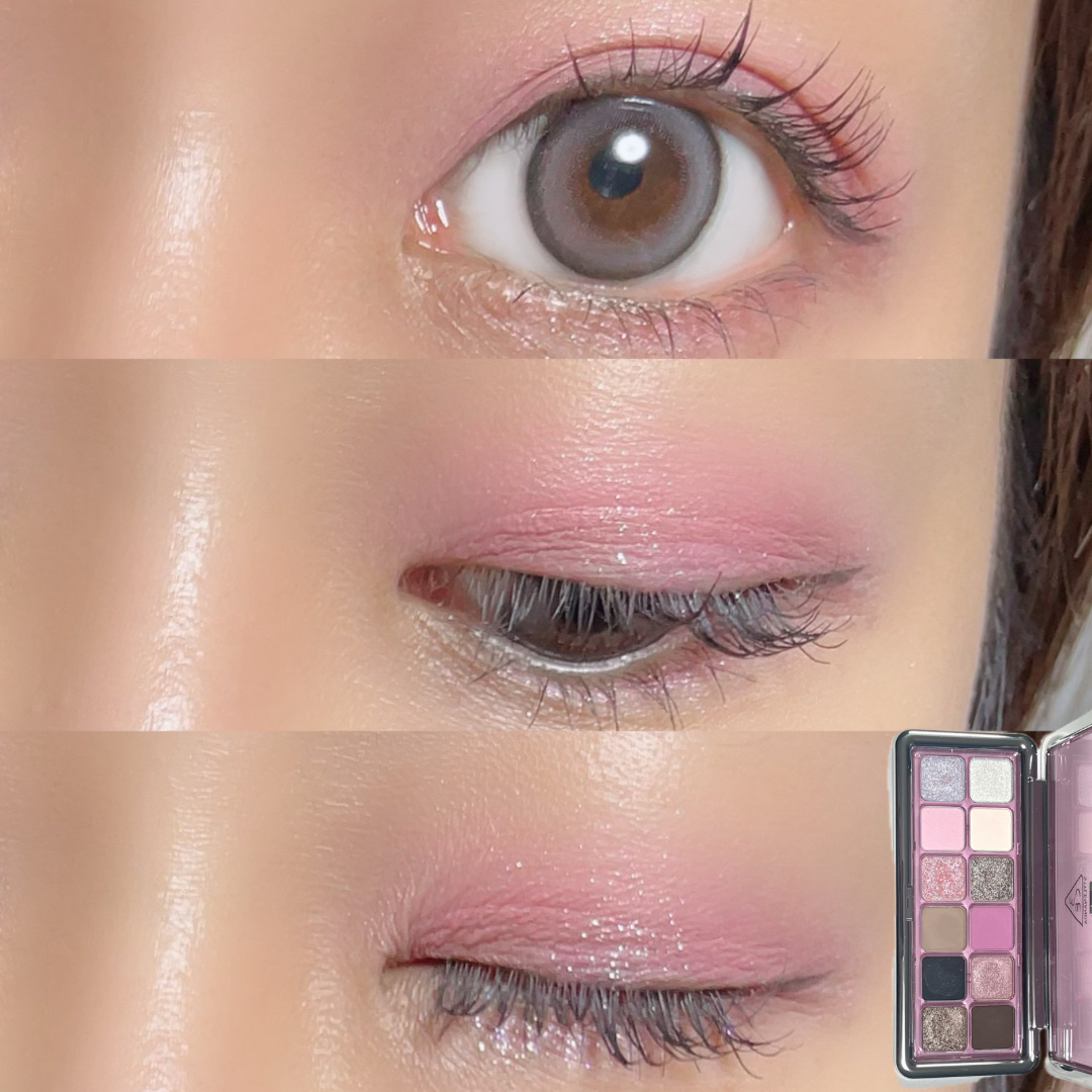 3CE ニューテイク アイシャドウパレット/3CE/アイシャドウパレットを使ったクチコミ（3枚目）