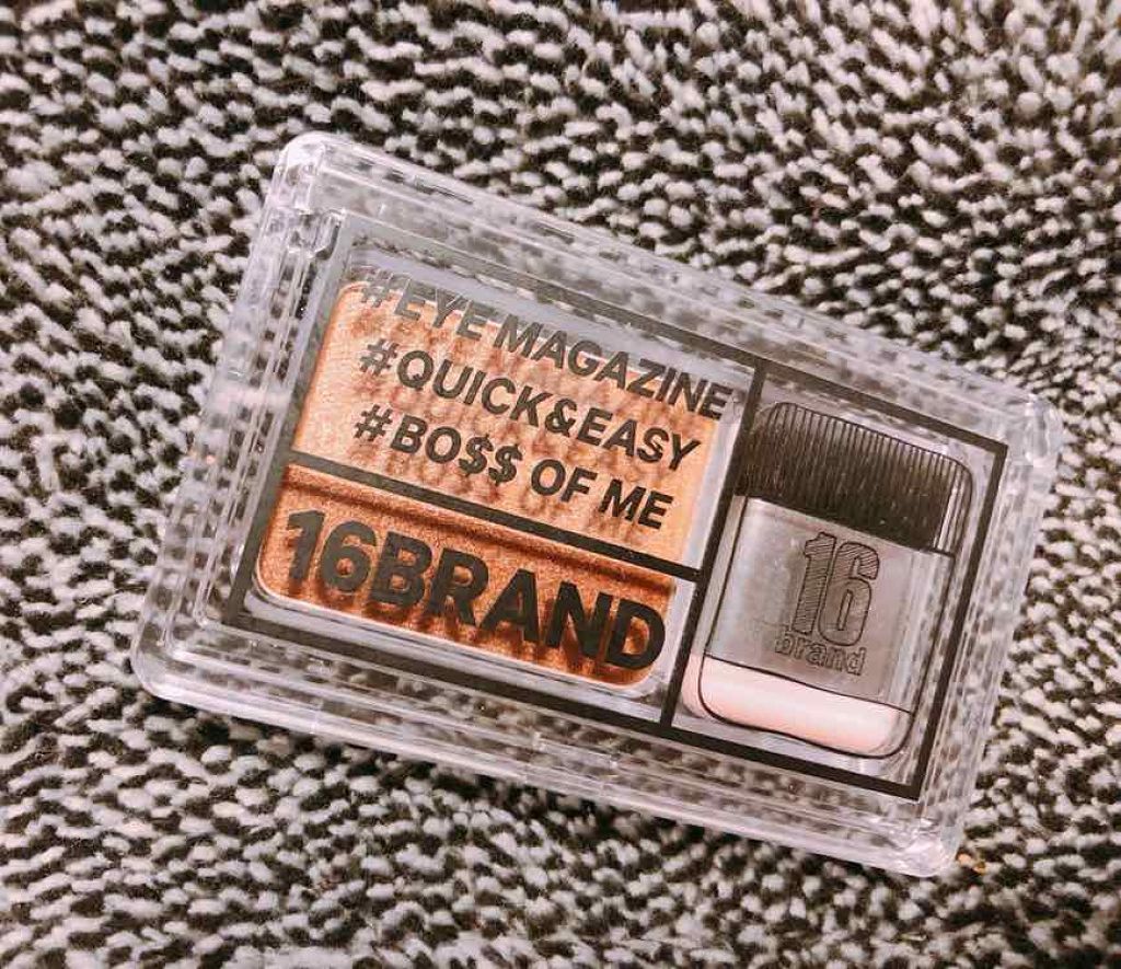 16 EYE MAGAZINE/16BRAND/アイシャドウパレットを使ったクチコミ（1枚目）