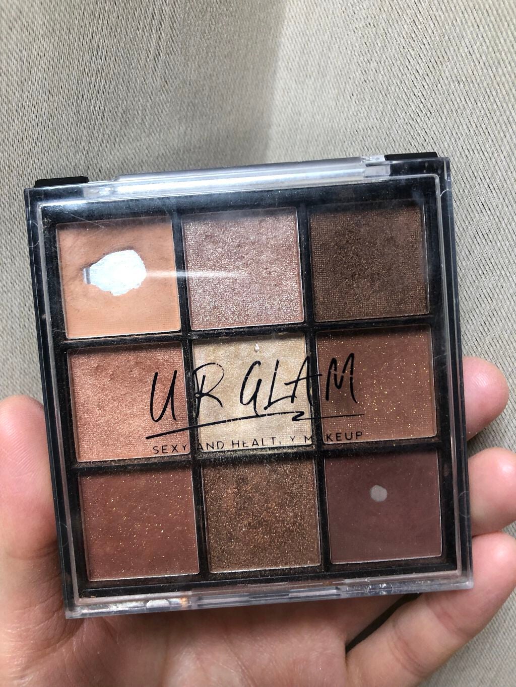 UR GLAM BLOOMING EYE COLOR PALETTE/U R GLAM/アイシャドウパレットを使ったクチコミ(1枚目)