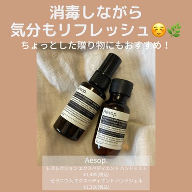 レスレクション エクスペディエント ハンドミスト/Aesop/ハンドクリームを使ったクチコミ（1枚目）