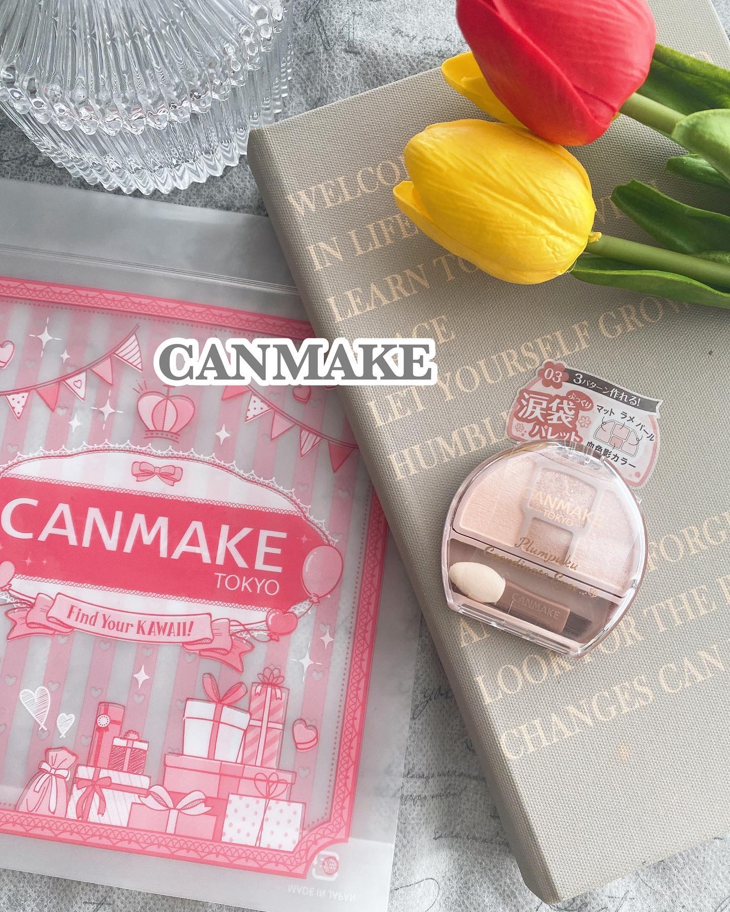 プランぷくコーデアイズ/キャンメイク/パウダーアイシャドウを使ったクチコミ（1枚目）