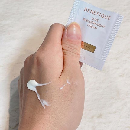 リュクス リブルームナイトクリーム/BENEFIQUE/フェイスクリームを使ったクチコミ(3枚目)