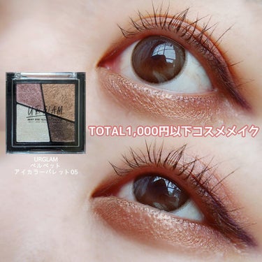 UR GLAM　VELVET EYE COLOR PALETTE/U R GLAM/パウダーアイシャドウを使ったクチコミ（1枚目）