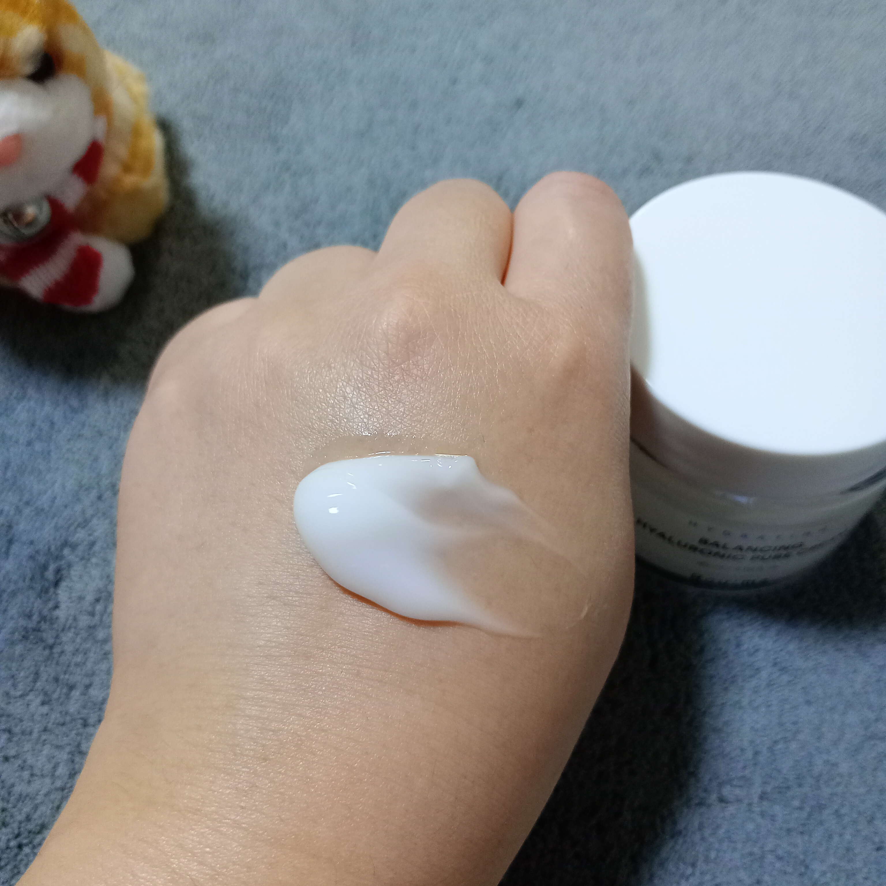 バランシング ヒアルロニック ピュア クリーム/Roume/フェイスクリームを使ったクチコミ（3枚目）