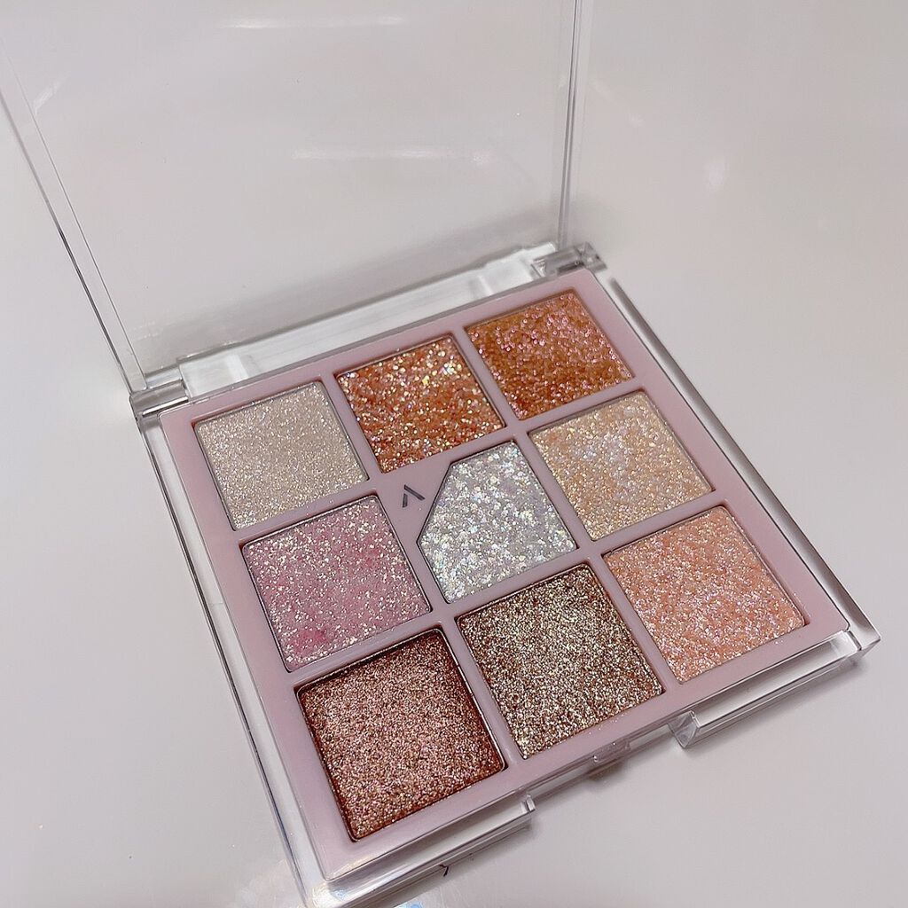 グリッターペディアアイパレット/unleashia/アイシャドウパレットを使ったクチコミ(1枚目)