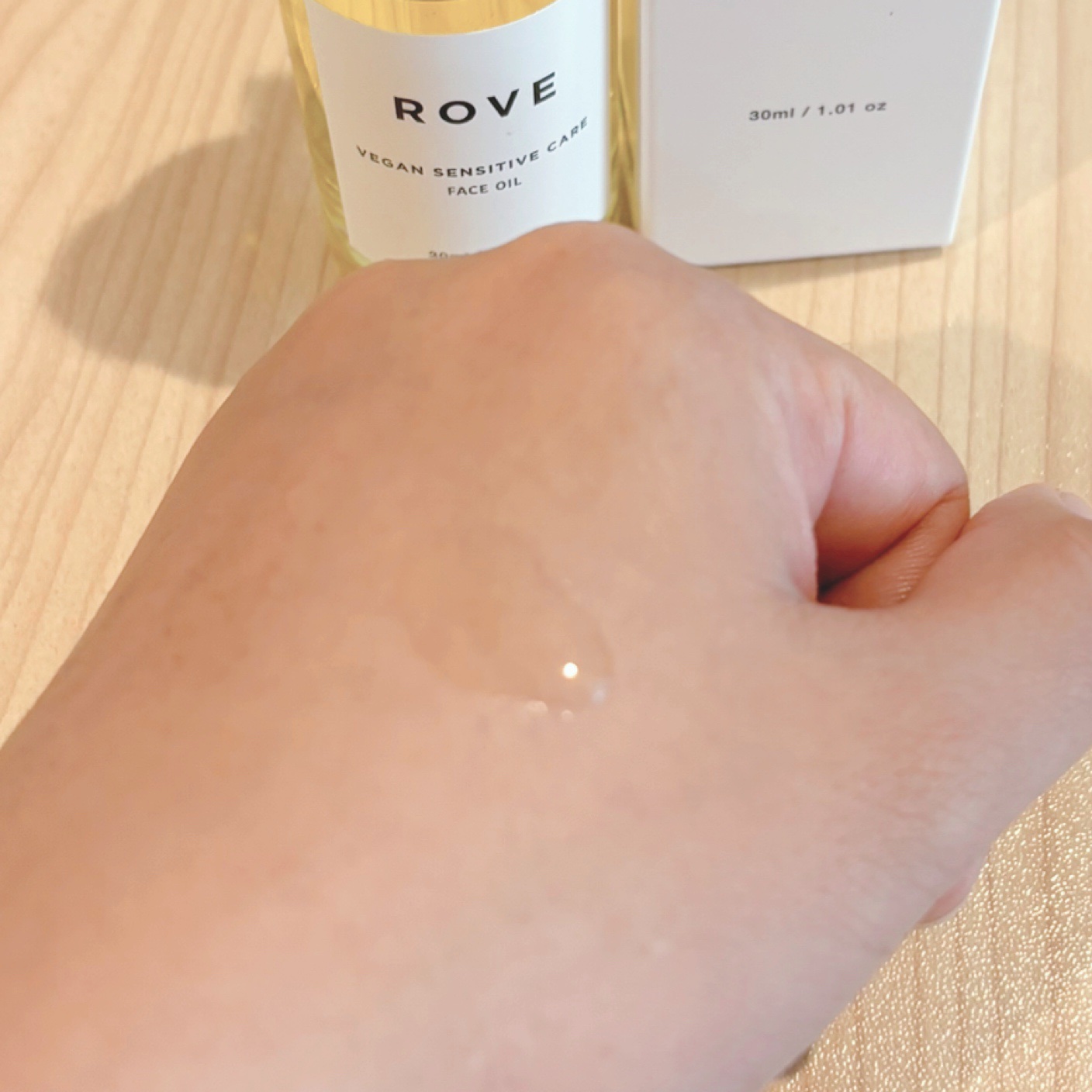 ヴィーガン センシティブケア フェイスオイル/ROVE/フェイスオイルを使ったクチコミ（3枚目）