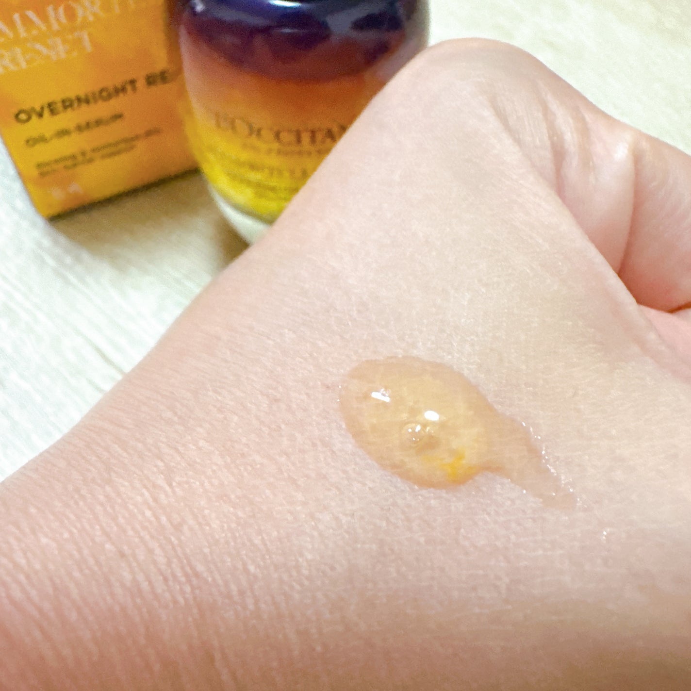 イモーテル オーバーナイトリセットセラム/L'OCCITANE/美容液を使ったクチコミ(5枚目)