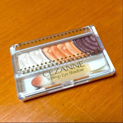 トーンアップアイシャドウ/CEZANNE/アイシャドウパレットを使ったクチコミ(1枚目)