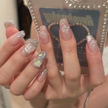 Iuna. Mizuki on LIPS 「.mynail✨✨✨#nail#nailstagram#gel..」（1枚目）