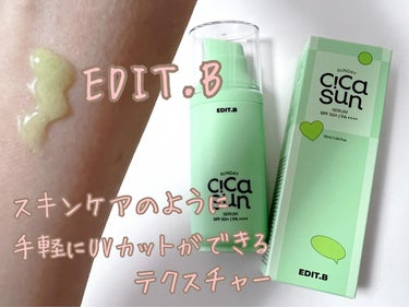 EDIT.B

サンデーシカサンセラム
スキンケアのように
手軽にUVカットができる

SPF50+
PA++++

水分セラム60%
ベタつきのない潤うツヤ肌に


Qoo10JPで購入できます


